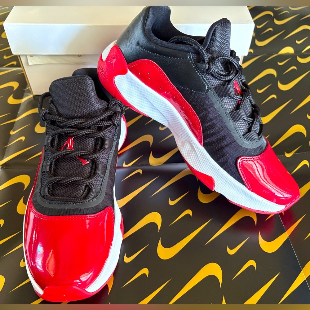 Air Jordan 11 Cmft Low Red & Black Athletic Shoes NEW